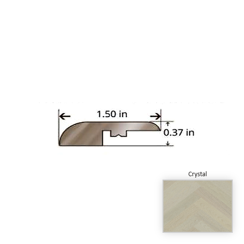 Emporium Oak Crystal Hardwood Moulding / Trim - 84.25" Reducer