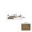 Organic 567 Oak Gunpowder Hardwood Moulding / Trim - 84.25" Reducer