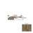 Monterey Hickory Palomino Hardwood Moulding / Trim - 84.25" Reducer
