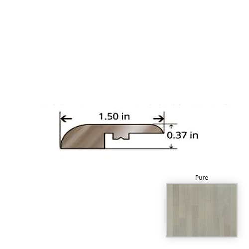 Serenity Oak Pure Hardwood Moulding / Trim - 84.25" Reducer