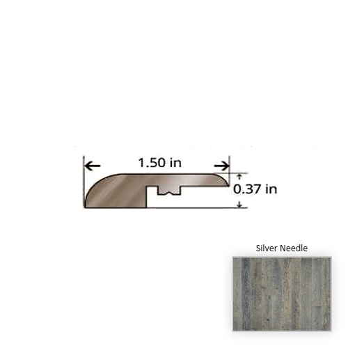 True Oak Silver Needle Hardwood Moulding / Trim - 84.25" Reducer