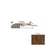 Novella Hickory Thoreau Hardwood Moulding / Trim - 84.25" Reducer
