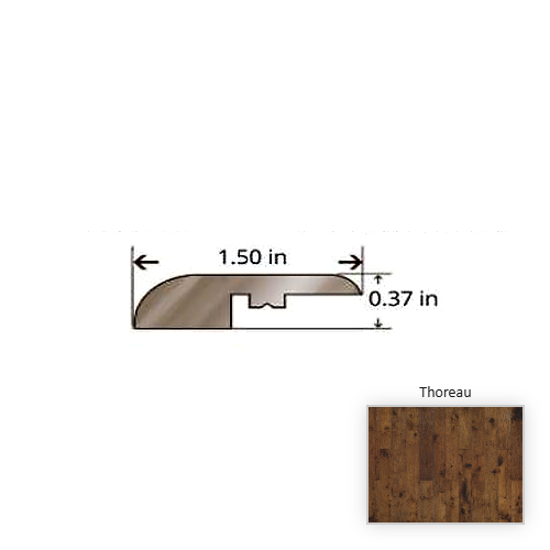 Novella Hickory Thoreau Hardwood Moulding / Trim - 84.25" Reducer