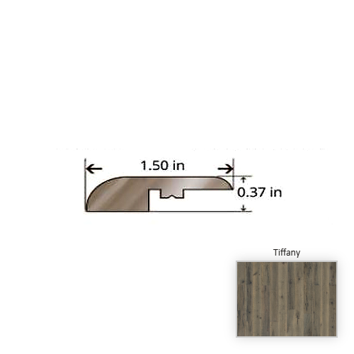 Grain and Saw Maple Tiffany Hardwood Moulding / Trim - 84.25" Reducer