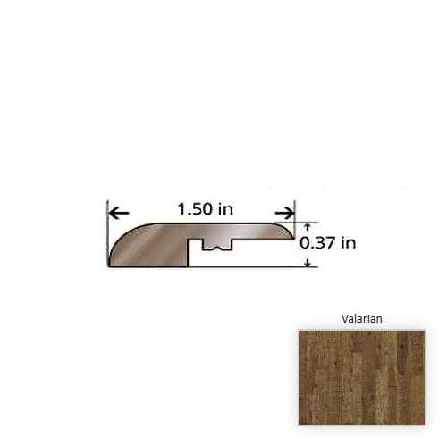 Organic 567 Oak Valarian Hardwood Moulding / Trim - 84.25" Reducer