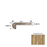 True Hickory Orange Blossom Hardwood Moulding / Trim - 84.25" Stair Nose