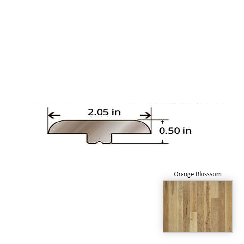 True Hickory Orange Blossom Hardwood Moulding / Trim - 84.25" T Molding