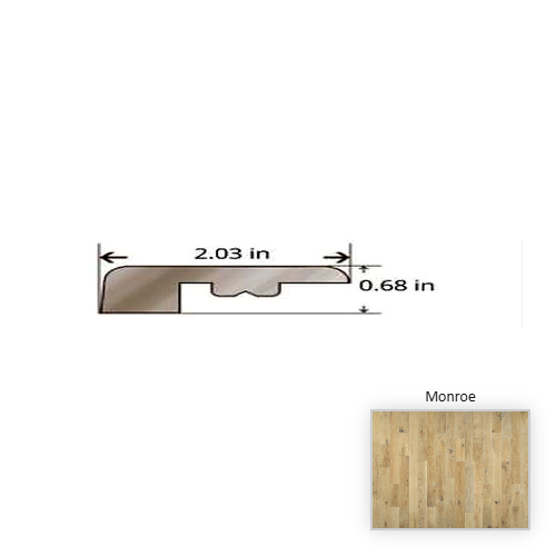 Crestline Solid Oak Monroe Hardwood Moulding / Trim - 84.25" Threshold