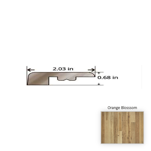True Hickory Orange Blossom Hardwood Moulding / Trim - 84.25" Threshold