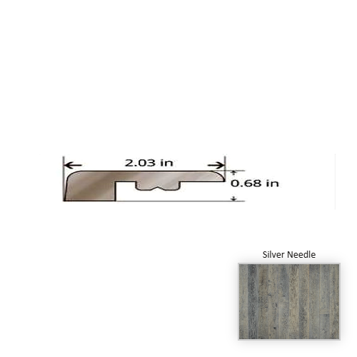True Oak Silver Needle Hardwood Moulding / Trim - 84.25" Threshold