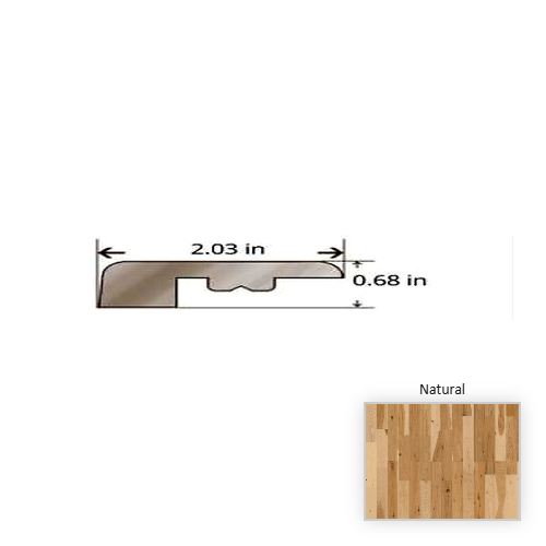 Hickory Red Oak Natural Threshold Smooth Glaze Tek 1