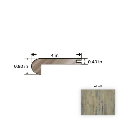 Maple Maple Alcott Stair Nose TrueMark Glaze Tek 1