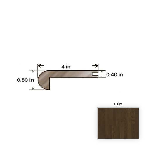 Oak Oak Calm Stair Nose TrueMark Glaze Tek 1
