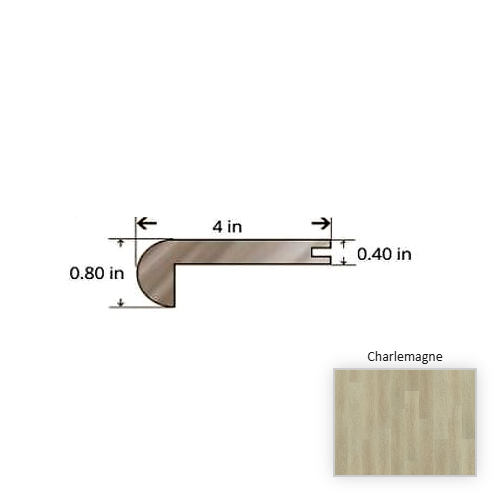 Oak Oak Charlemagne Stair Nose Surface Guardian Pro UV Coating 1
