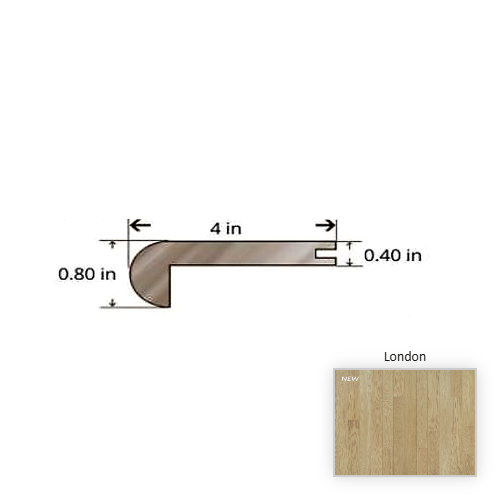 Red Oak Red Oak London Stair Nose Nu Oil 1