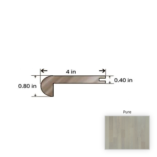 Oak Oak Pure Stair Nose TrueMark Glaze Tek 1