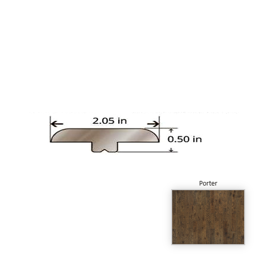 Crestline Solid Oak Porter Hardwood Moulding / Trim - 84.25" T Molding