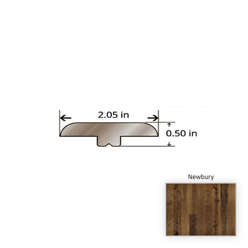 Hickory Hardwood Newbury T Molding TrueMark Glaze Tek 1