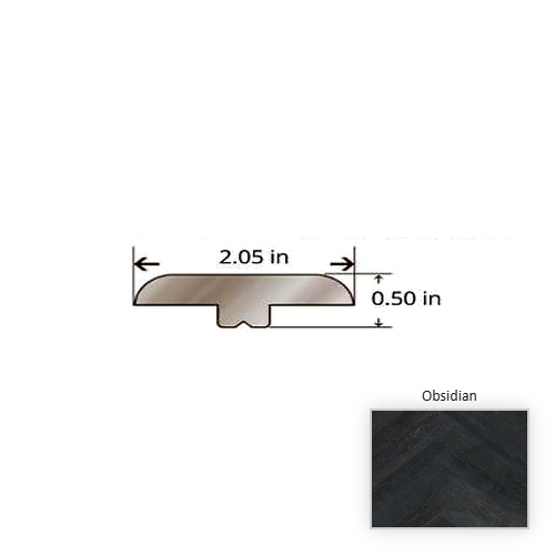 Oak Oak Obsidian T Molding TrueMark Glaze Tek 1