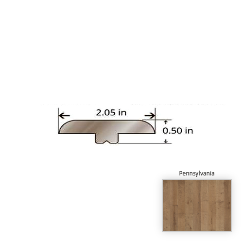Maple Hardwood Pennsylvania T Molding TrueMark Glaze Tek 1