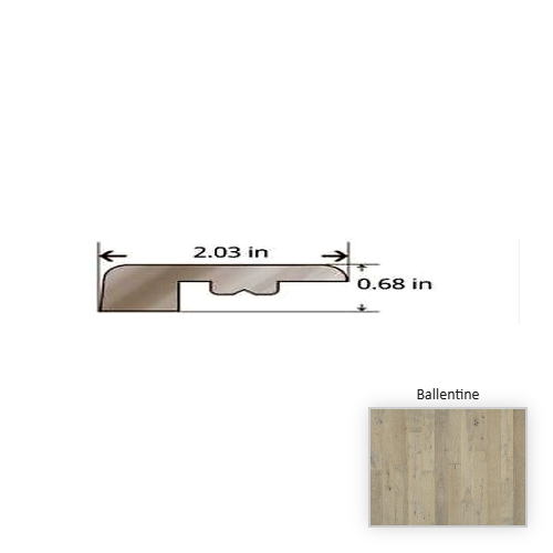 Grain and Saw Oak Ballentine Hardwood Moulding / Trim - 84.25" Threshold