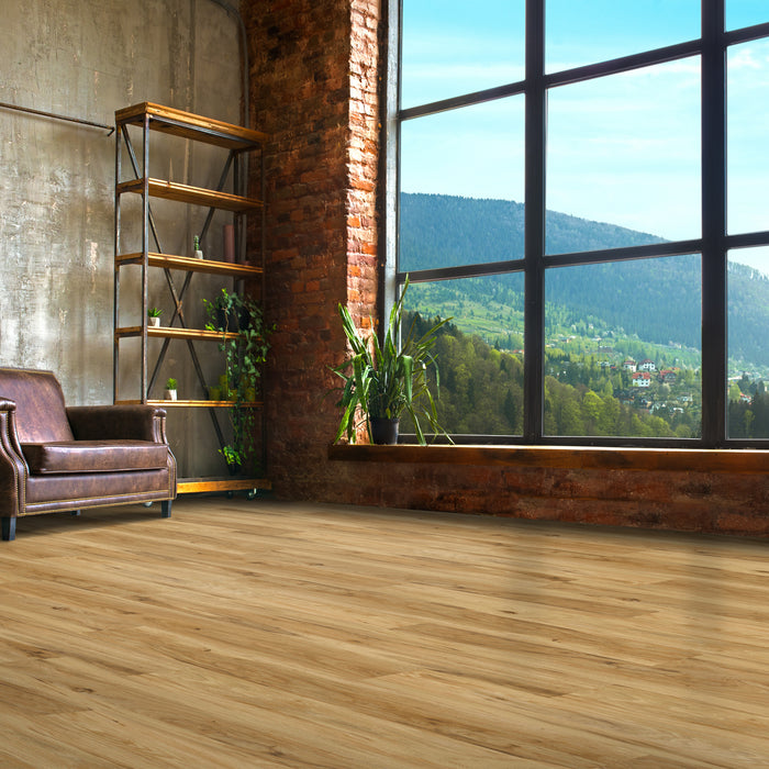 Harbor Plank Vinyl Hickory Vinyl Plank Textured 2