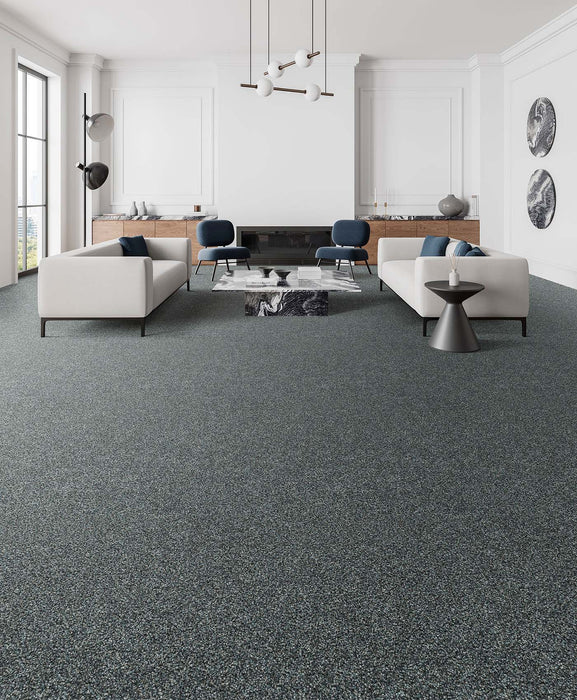 Heaven Sent I Polyester Sapphire 4222 Carpet Textured 2