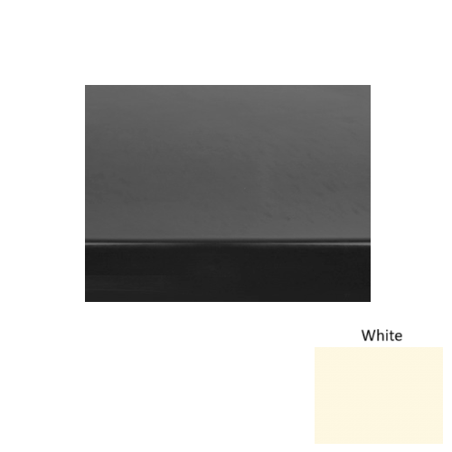 Rubber White 170 Stair Tread Smooth 1