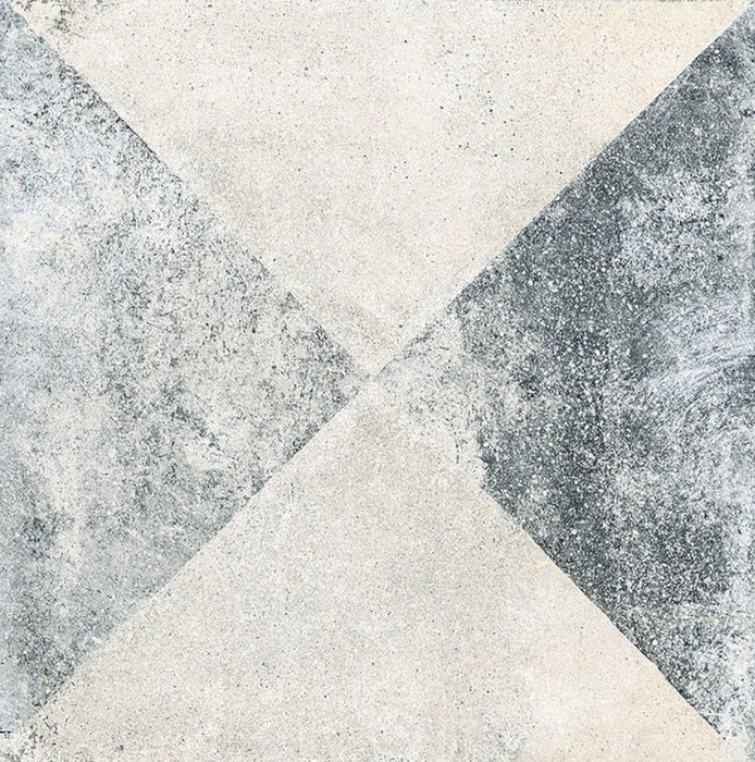 Full Tile Sample - Heritage (Ricchetti) Blanc Porcelain Tile - 13" x 13" x 3/8" Matte