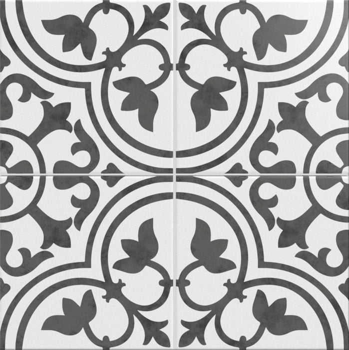 Mix & Match Heritage Braga 9275 Matte Porcelain Tile - 8" x 8" x 3/8"