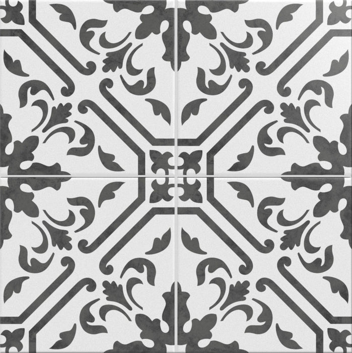 Full Tile Sample - Mix & Match Heritage Braga 9276 Porcelain Tile - 8" x 8" x 3/8" Matte