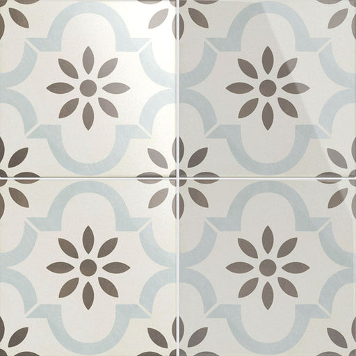 Mix & Match Heritage Cascais Pastel 9380 Matte Porcelain Tile - 8" x 8" x 3/8"