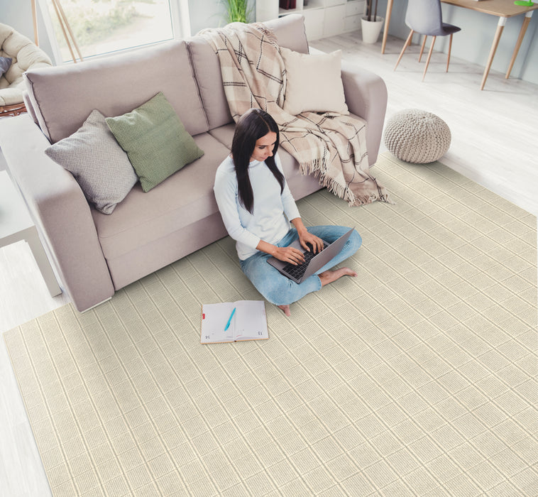 Hobart Wool Blend Mist 26011 Carpet Textured 3