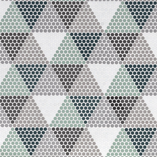 Clearance Sale! Geometro Hygge Log Recycled Glass Mosaic - 7 7/8" x 13 3/4" Renny Round