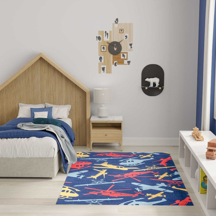Imagination Navy Multicolor NAVMT Polyester