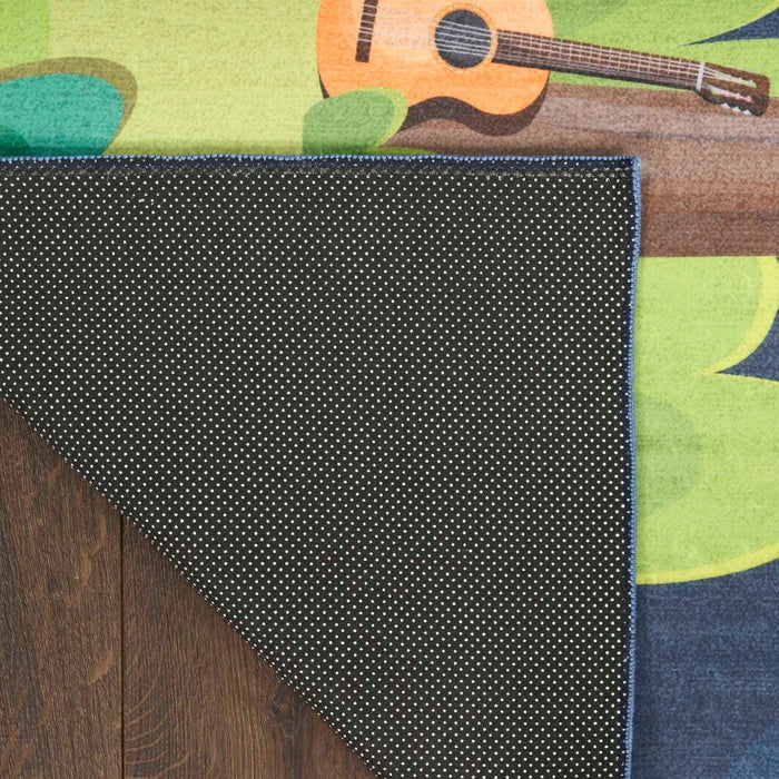 Imagination Polyester Navy Multicolor NAVMT
