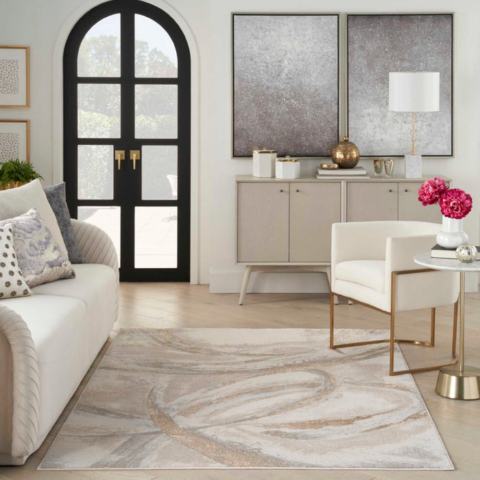 Splash Polypropylene & Polyester BGEGY Beige Grey