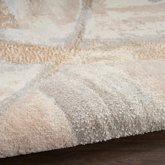 Splash Beige Grey Polypropylene & Polyester BGEGY