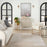 Splash Polypropylene & Polyester BGESV Beige Silver