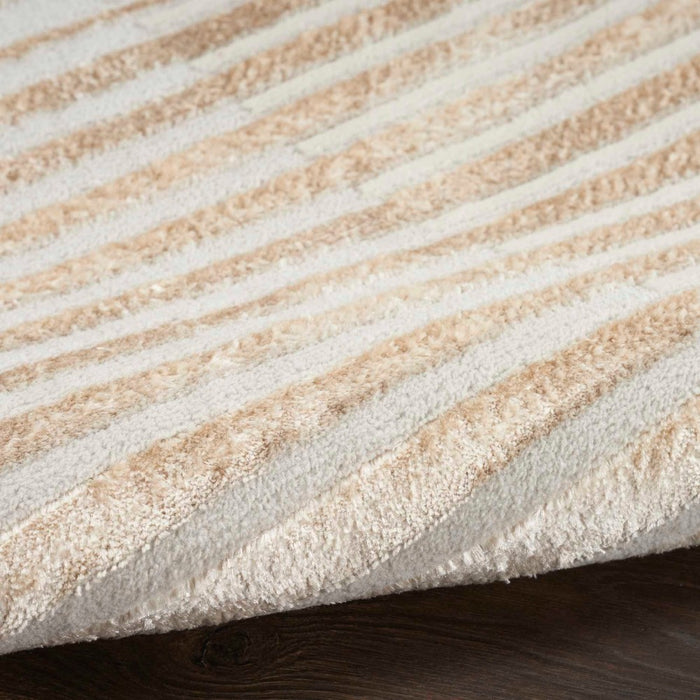 Splash Beige Silver Polypropylene & Polyester BGESV