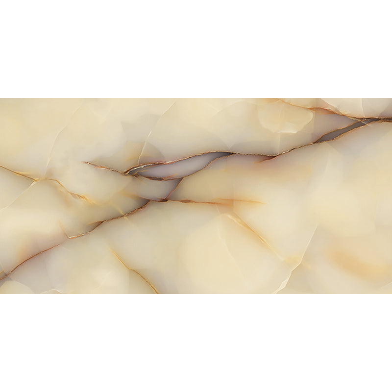 Imperial Onyx Miele Porcelain Tile - Lappato