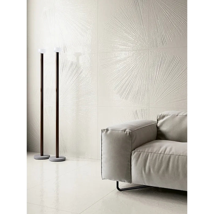 Impressions Porcelain Maiolica White Tile Glossy 4