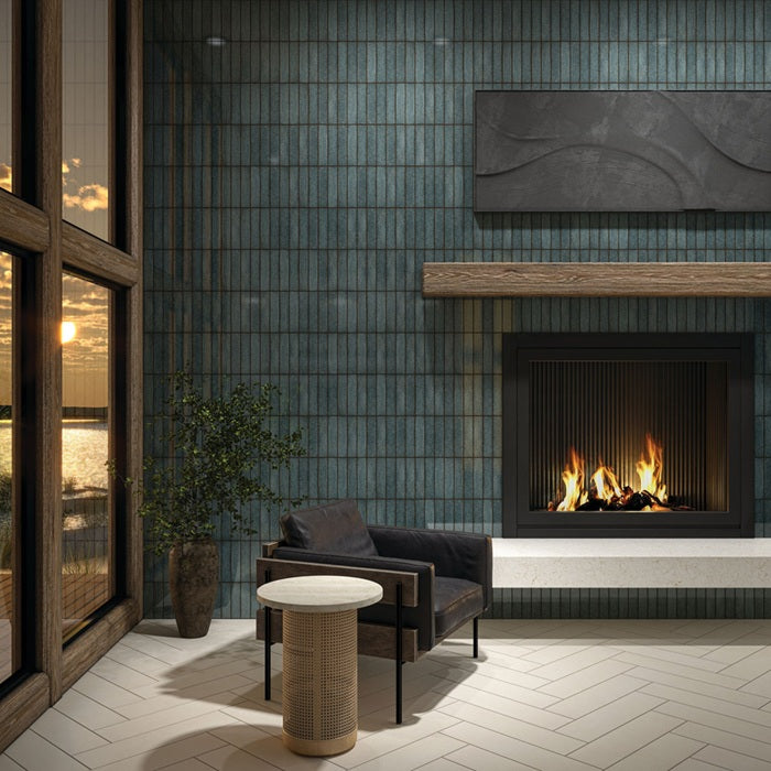 Iridescent Isles Porcelain Seaweed IR23 Tile Glossy 3