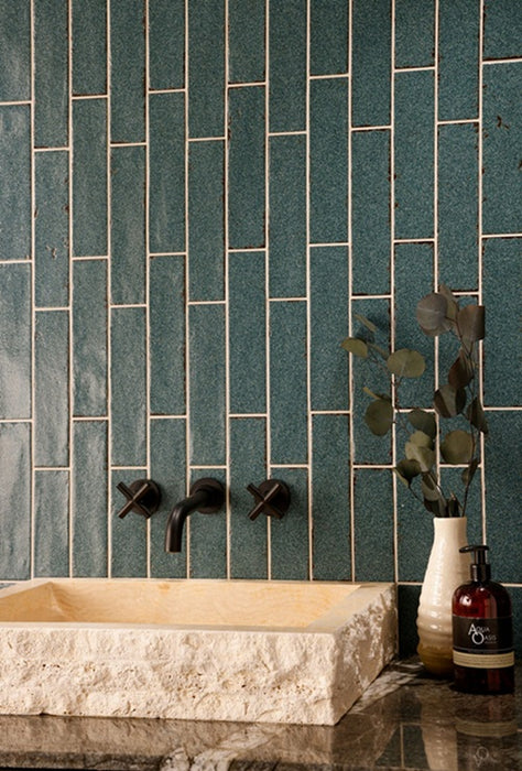 Iridescent Isles Porcelain Seaweed IR23 Tile Glossy 5