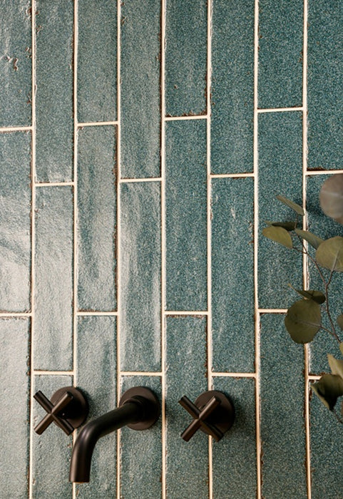 Iridescent Isles Porcelain Seaweed IR23 Tile Glossy 6