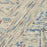 Interlock Blue Multicolor Wool BLUMT