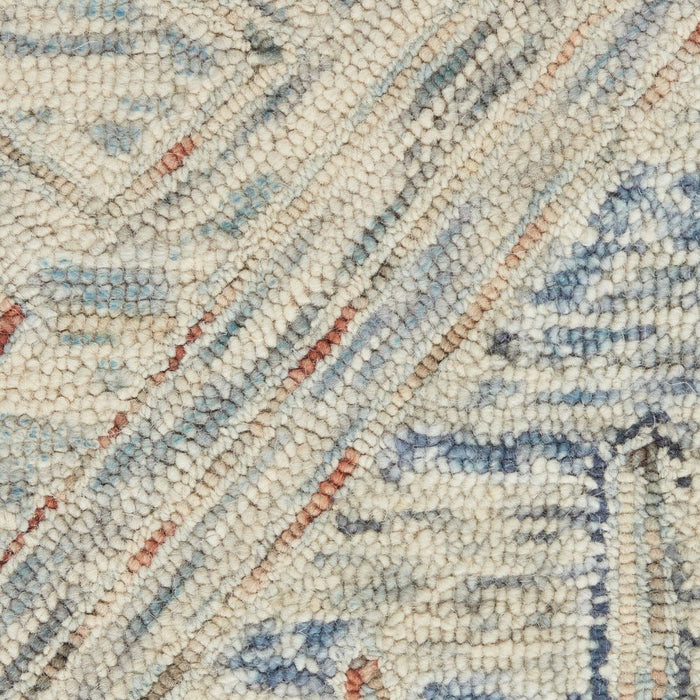 Interlock Blue Multicolor Wool BLUMT