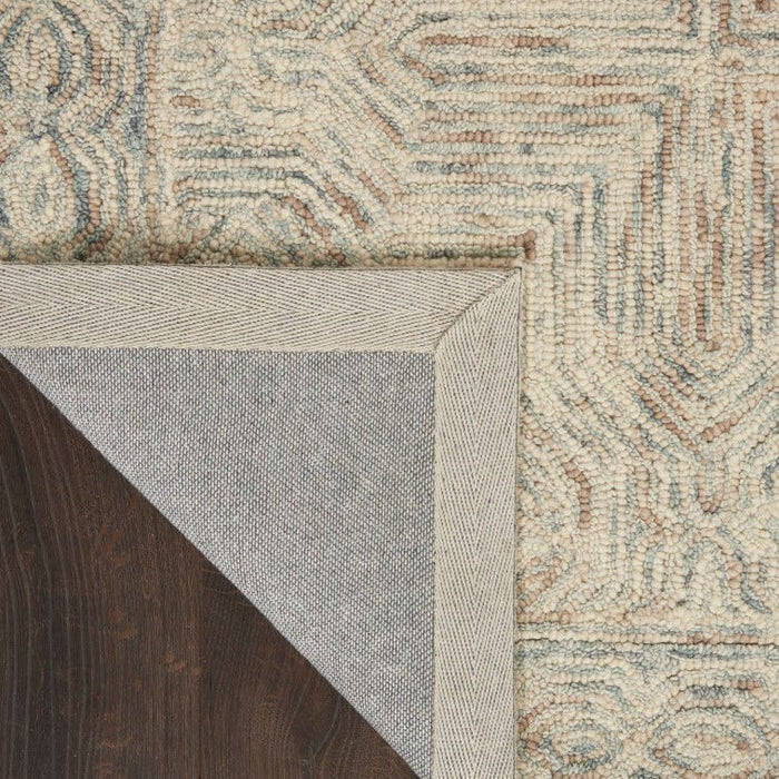 Interlock Blue Ivory Wool BLUIV