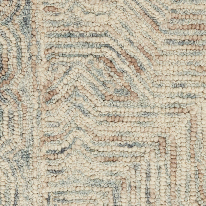 Interlock Wool Blue Ivory BLUIV