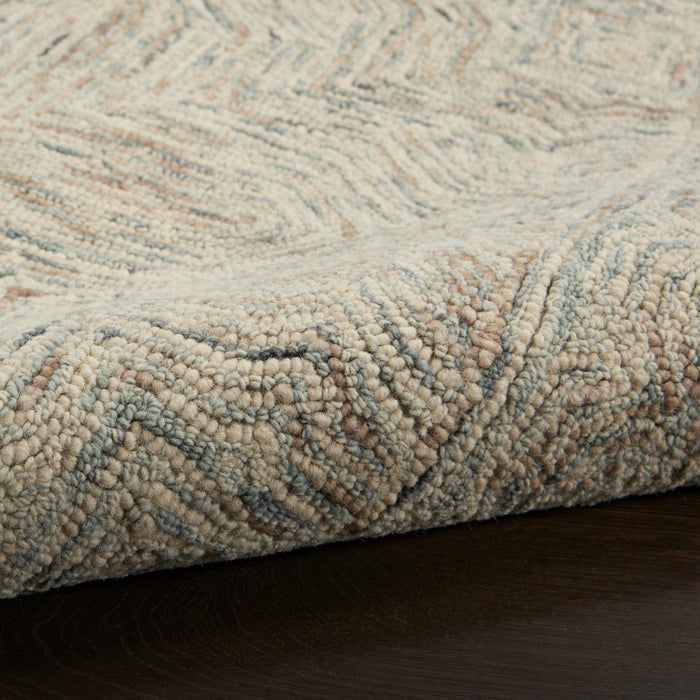 Interlock Blue Ivory BLUIV Wool